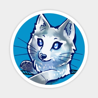 Pocket Cute Marble Fox Magnet